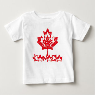 Camiseta De Bebé CANADA double RAIN EARTH MAPLE BY MASANSER PIXELAT