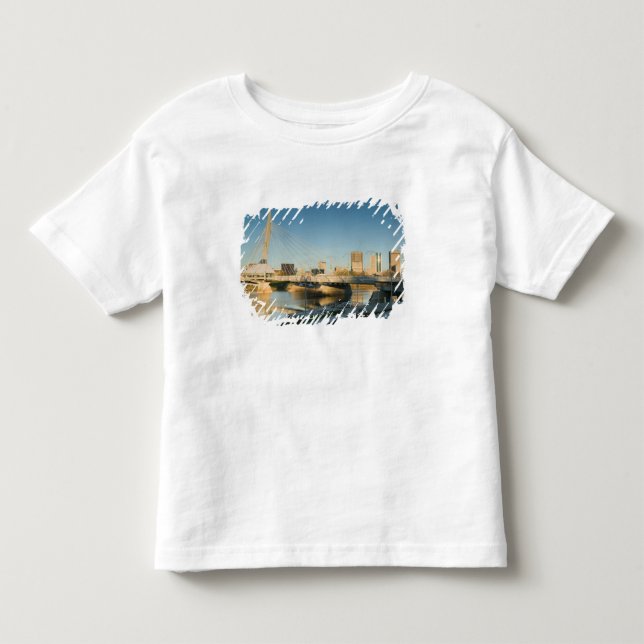 Camiseta De Bebé CANADÁ, Manitoba, Winnipeg: Esplanada Riel (Anverso)