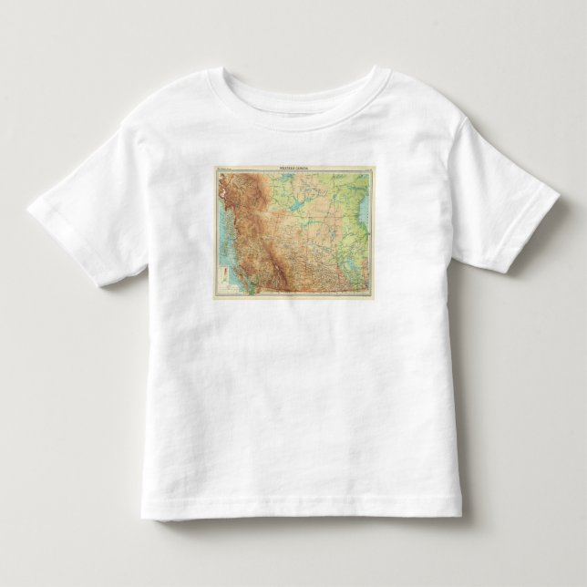 Camiseta De Bebé Canadá occidental (Anverso)