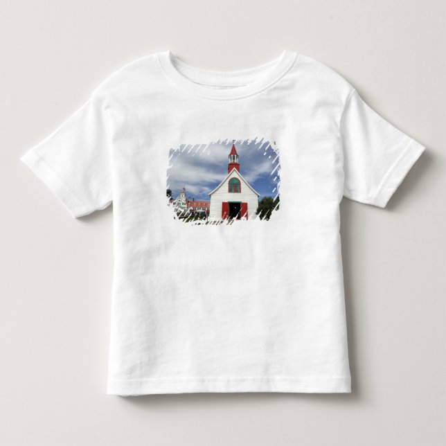 Camiseta De Bebé Canadá, Quebec, Tadoussac. Petite Chapelle, (Anverso)