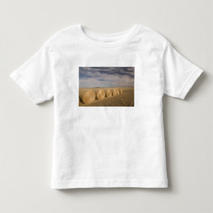 Camiseta De Bebé Canadá, Saskatchewan, Craik: Rollos de heno / Otoñ