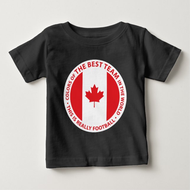 CAMISETA DE BEBÉ CANADA SHIELD (Anverso)