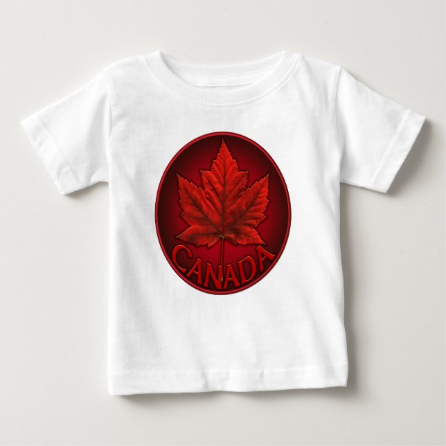 Camiseta De Bebé Canadá Souvenir Baby Vestido Personalizado Niño Ve (Anverso)
