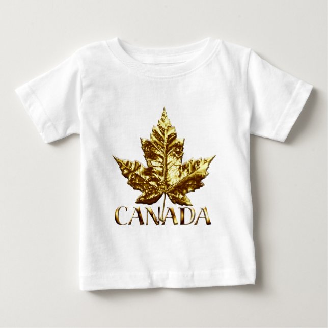 Camiseta De Bebé Canada Souvenir Toddler T-shirt Baby Canada Tee (Anverso)