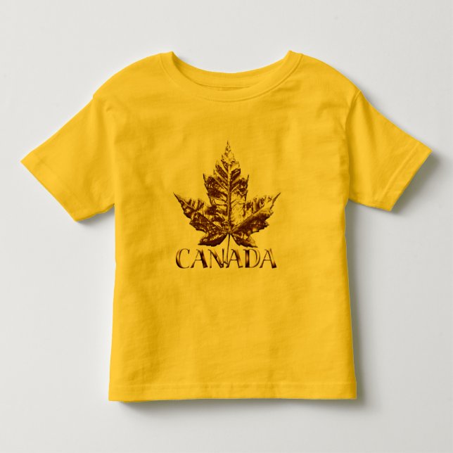 Camiseta De Bebé Canada Souvenir Toddler T-shirt Baby Canada Tee (Anverso)