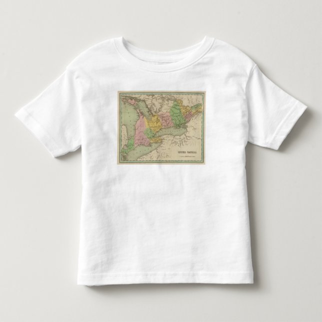 Camiseta De Bebé Canadá superior 2 (Anverso)