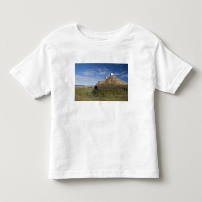 Camiseta De Bebé Canadá, Terranova y Labrador, L'Anse Aux 4 (Anverso)