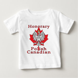 Camiseta De Bebé Canadiense de Honor Polaco