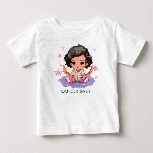 Camiseta De Bebé Cancer Baby 3 (Anverso)