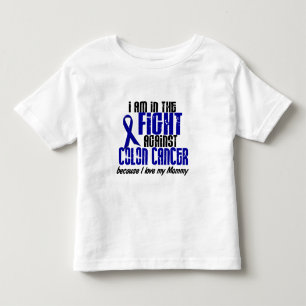 Camiseta De Bebé CÁNCER DE COLÓN en la lucha por mi mamá 1