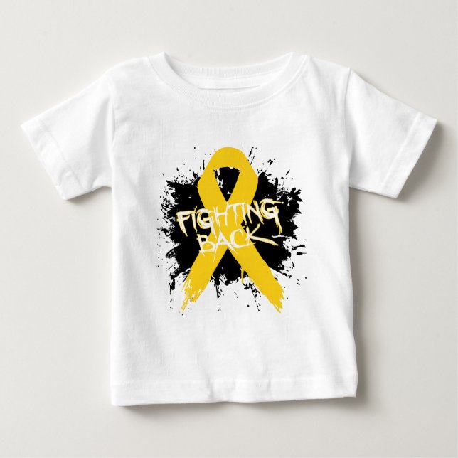 Camiseta De Bebé Cáncer de Neuroblastoma - defendiéndose (Anverso)