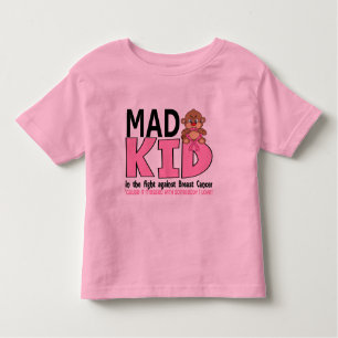 Camiseta De Bebé Cáncer de pecho enojado del niño