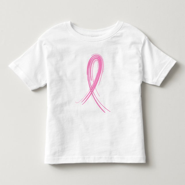 Camiseta De Bebé Cáncer de pecho rosado de la cinta 2 (Anverso)