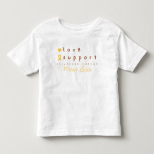 Camiseta De Bebé cáncer infantil Nombre personalizado Toddler T-Shi