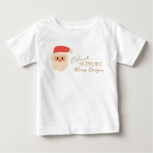 Camiseta De Bebé cáncer. Navidades Personalizado #team nombre Baby