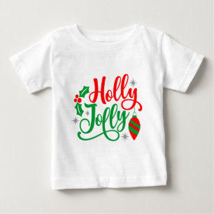 Camiseta De Bebé Canción de Navidades Holly Jolly