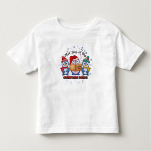 Camiseta De Bebé Canciones de Cute Pinguins en Navidad
