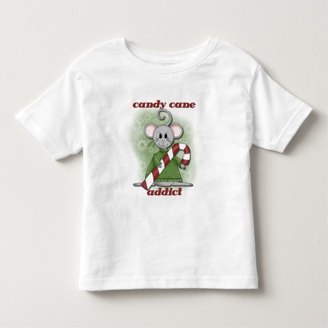 Camiseta De Bebé Candy Cane Addict Tshirts y regalos (Anverso)