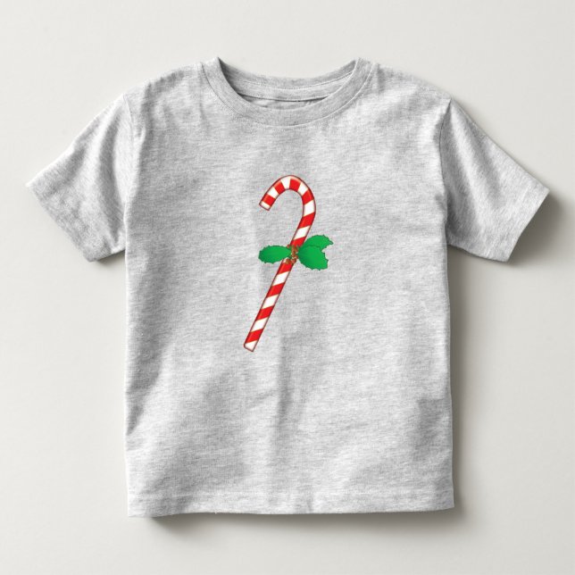 Camiseta De Bebé Candy Cane Graphic Tee Shirt (Anverso)