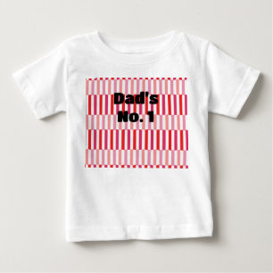 Camiseta De Bebé Candy Canes cruzados