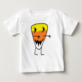 Camiseta De Bebé Candy Corn Zombie Baby Tee Shirt Halloween Shirt