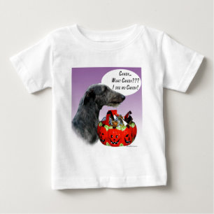 Camiseta De Bebé Candy de Halloween de Deerhound escocés