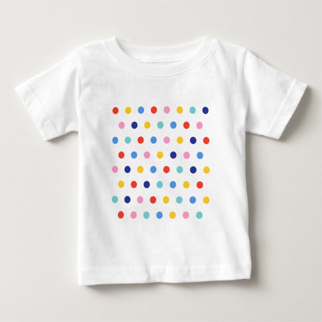 Camiseta De Bebé Candy Dot Delight (Anverso)