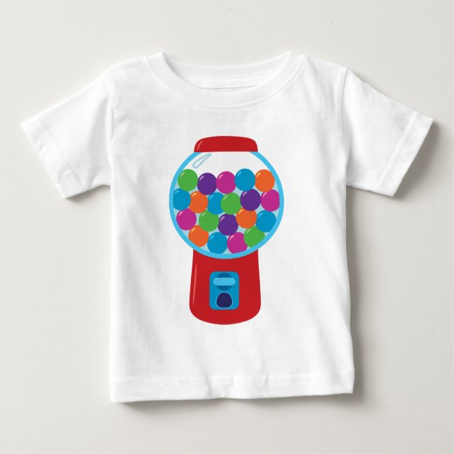 Camiseta De Bebé Candy Gumball Machine (Anverso)