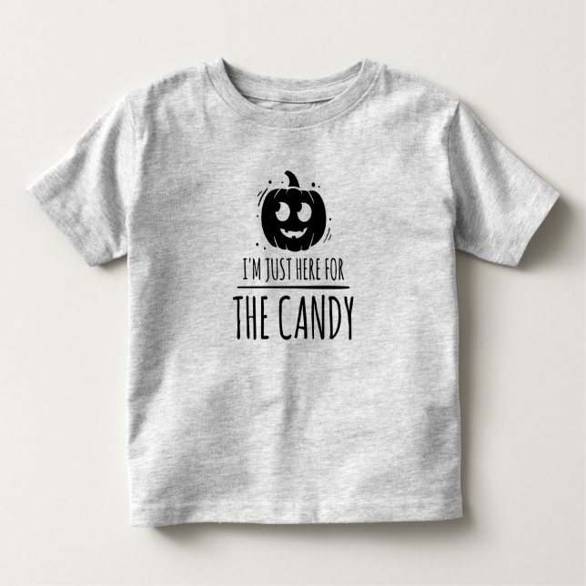 Camiseta De Bebé Candy T-Shirt de Halloween (Anverso)