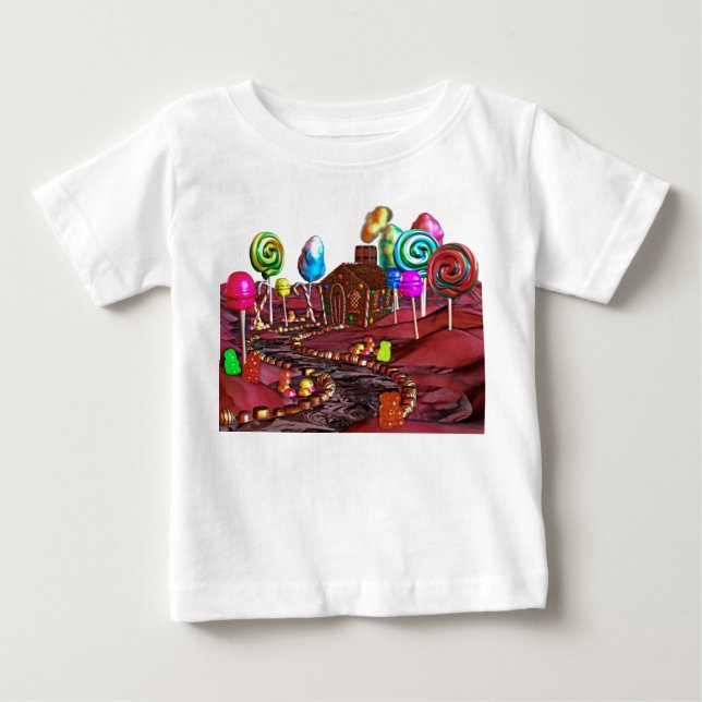 Camiseta De Bebé Candyland (Anverso)