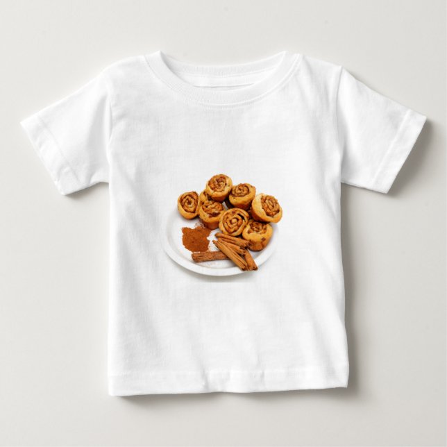 Camiseta De Bebé Canela Rolls (Anverso)