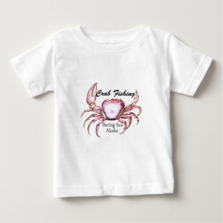 Camiseta De Bebé Cangrejo rosado de Alaska del puerto holandés