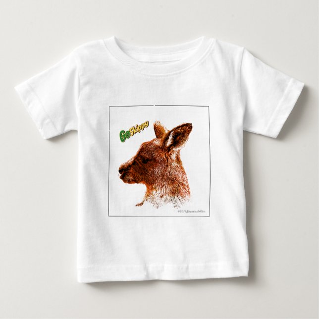 Camiseta De Bebé Canguro (Anverso)