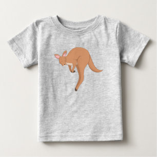 Camiseta De Bebé Canguro australiano durmiendo