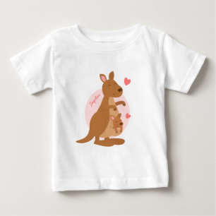 Camiseta De Bebé Canguro Bebé Joey Adorable
