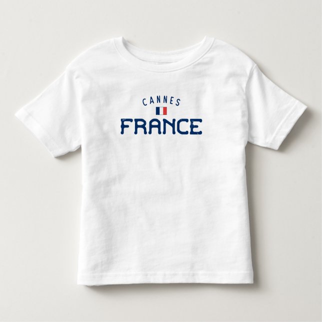 Camiseta De Bebé Cannes France en problemas (Anverso)