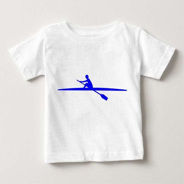 Camiseta De Bebé Canoa - Azul (Anverso)