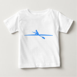 Camiseta De Bebé Canoa - Azul bebé