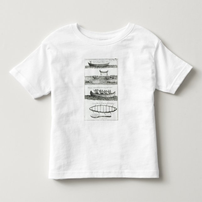 Camiseta De Bebé Canoa del Iroquois (Anverso)