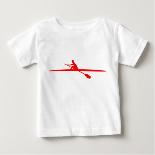 Camiseta De Bebé Canoa - Rojo