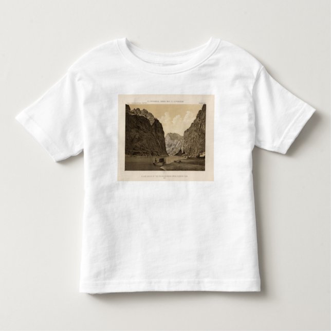 Camiseta De Bebé Canon negro, el río Colorado 2 (Anverso)