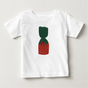 Camiseta De Bebé Cañones Bon Bons de fresa