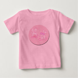 Camiseta De Bebé Cañones de cola de algodón borrosos