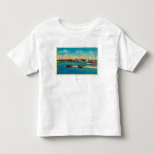 Camiseta De Bebé Canotaje de la velocidad en el balboa,