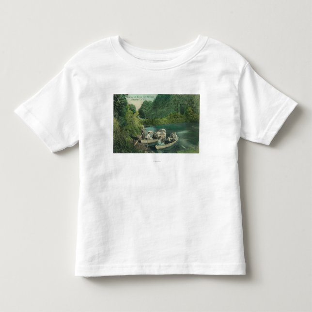 Camiseta De Bebé Canotaje de Resorters en las primaveras (Anverso)