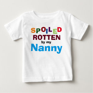 Camiseta De Bebé Cansado De Mi Nanny Baby Toddler T-Shirt