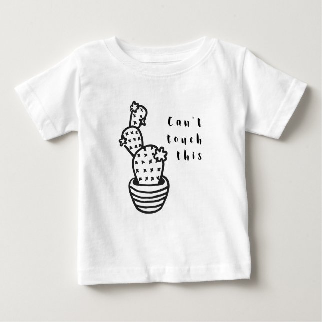 Camiseta De Bebé Cant Touch Cactus (Anverso)