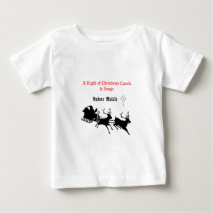 Camiseta De Bebé Cantar a lo largo de los Navidades - villancicos y