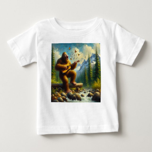 Camiseta De Bebé Canto de los pies gigantes (Anverso)