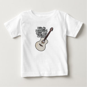 Camiseta De Bebé cantos de guitarra positivos para guitarristas